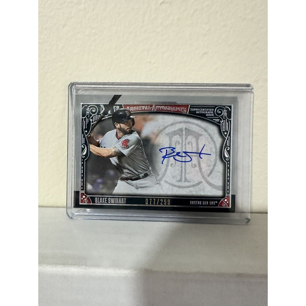 2016 Topps Museum Collection Archival Auto 77/299 Blake Swihart #AA-BS Auto